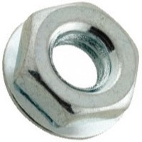 M6-1.0 HEX NUT KEP CONICAL WASHER STEEL ZINC